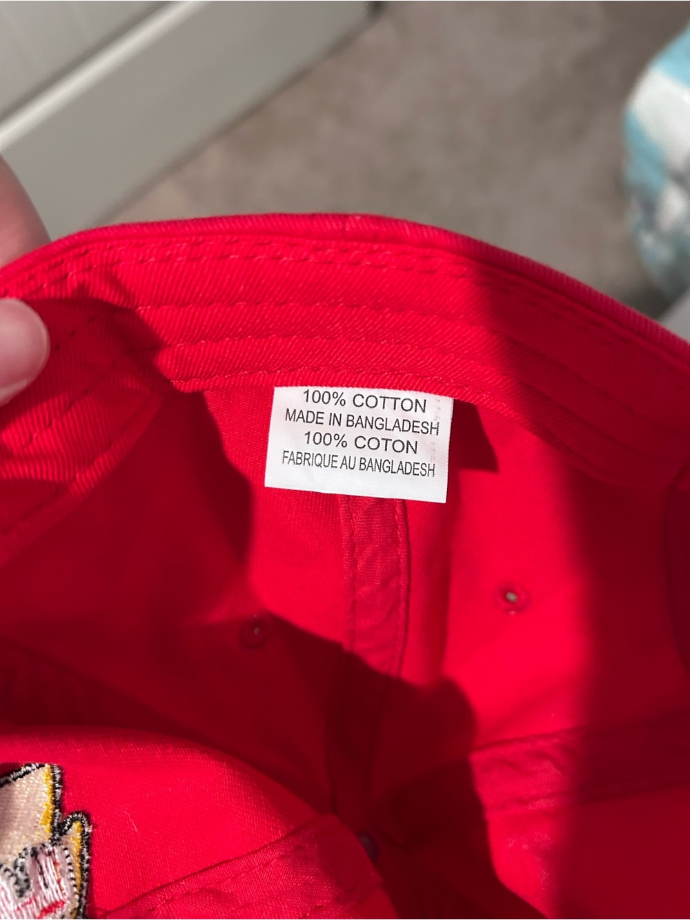 Red '95' Lightning McQueen Baseball Cap - Adjustable - Picture 3 of 4
